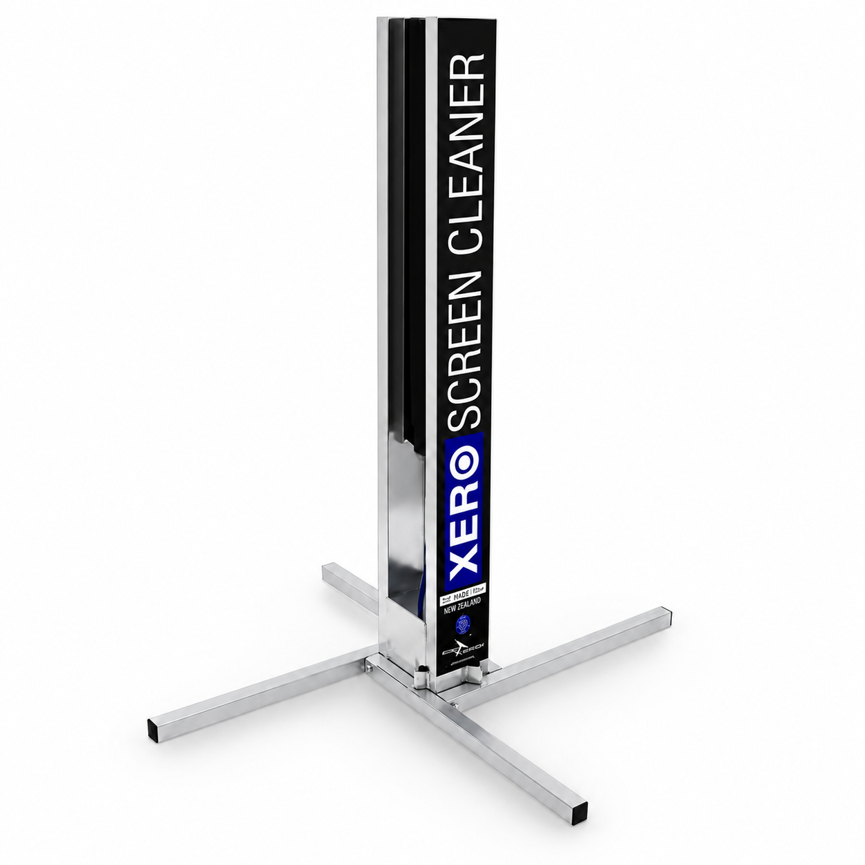 XERO Screen Cleaner machine on its stand